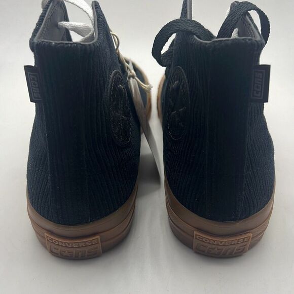 Converse Chuck‎ Taylor All Star Pro Black Corduroy Gum High Top Women 7.5 NWT - Picture 6 of 8